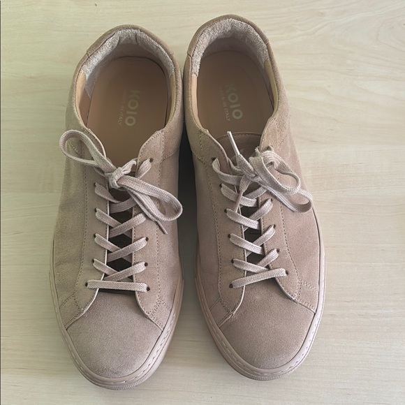 Koio Suede Sneakers Men's Grey Suede Low-top Sneaker Capri X In